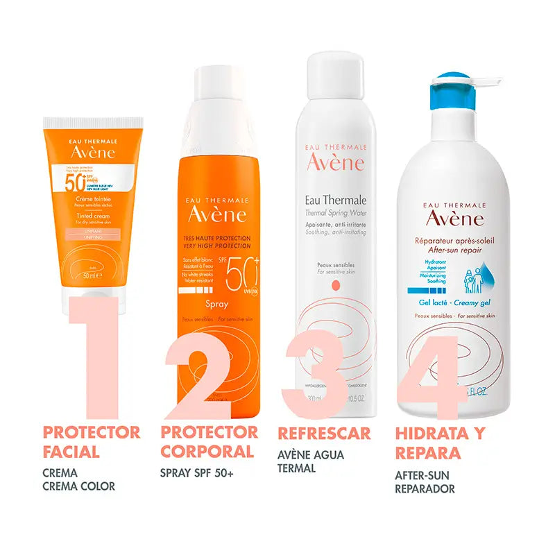 Avene Crema Solar Pieles Sensibles SPF 50+ Color 50 ml