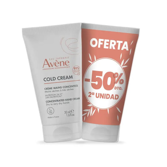 Avene Duo Creme Mãos 2X50Ml 50% 2A Av Unidade