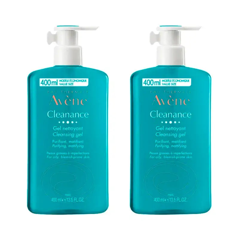 Avene Duplo Cleanance Gel de Limpeza , 2x400