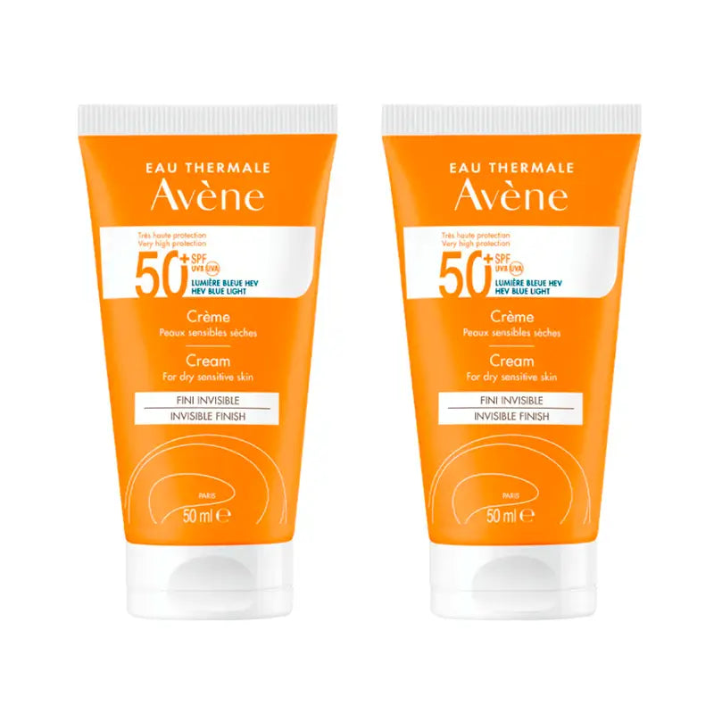 Avene Duplo Creme Solar Spf 50+, 2X50 Ml