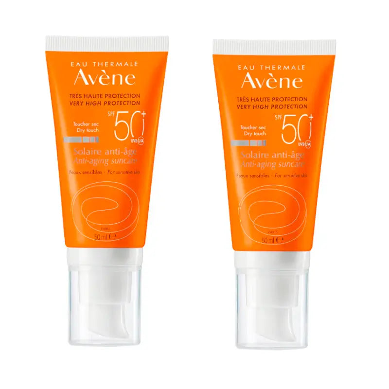 Avene Duplo Creme Solar Spf 50+ Anti-Idade, 2X50 Ml