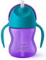 Avent Vaso Aprendizaje con Pajita y Asas 210 ml +6 Meses Color Morado Scf796/01