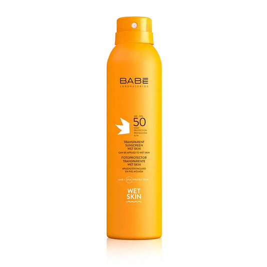 BABÉ Fotoprotector Transparente Wet Skin SPF 50, 200 ml