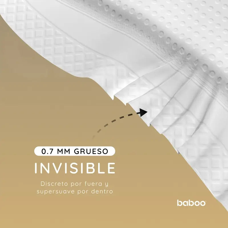 Pensos absorventes descartáveis Baboo Ultra-Slim Pensos de amamentação, 40 unidades.