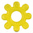 Baboo Teether Water Filled Water Cooler Wheel Teether Amarelo, 4+ Meses, 1 unid.