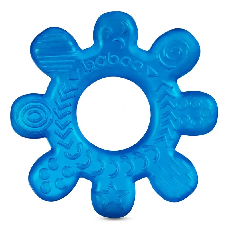 Baboo Teether Wheel Teether Water Filled Water Cooler Azul, 4+ Meses, 1 peça