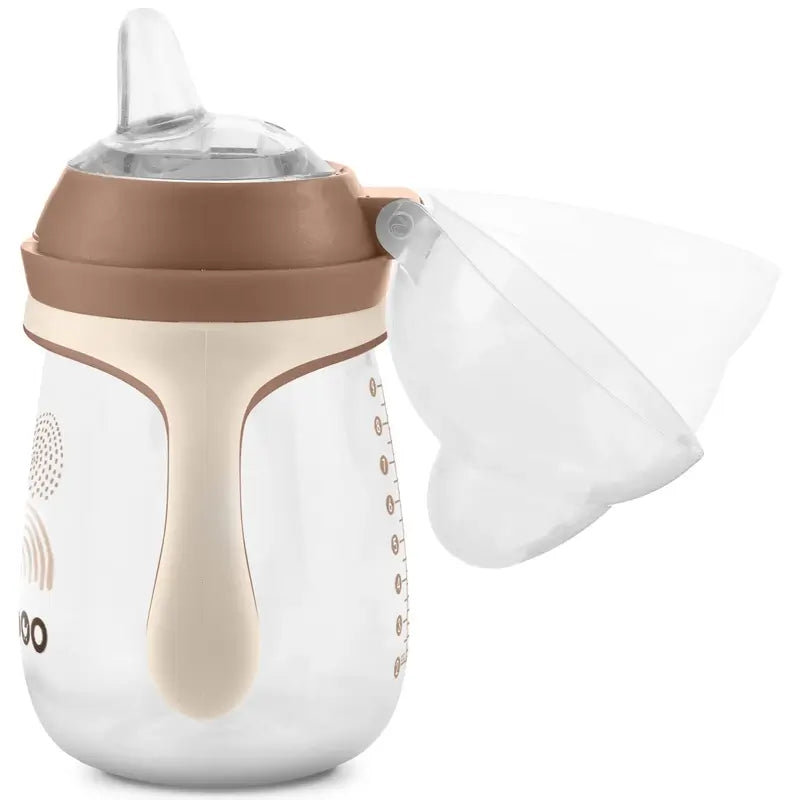 Baboo Au Naturale Copo didático de silicone com boquilha 6+ meses, 260 ml