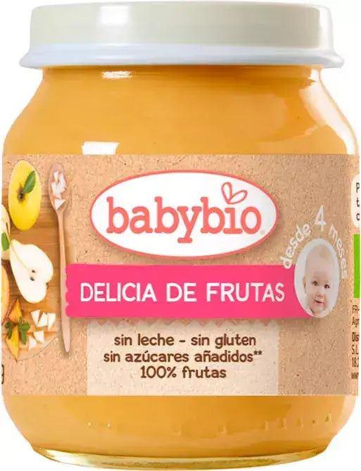 Babybio Delicia de Fruta, 130g