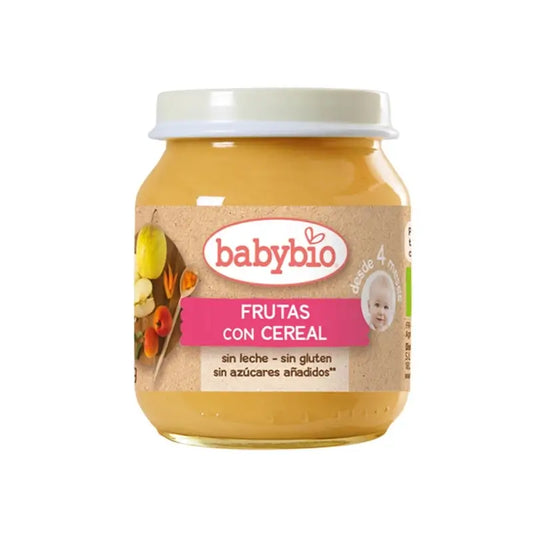 Frutas babybio com cereais, 130g