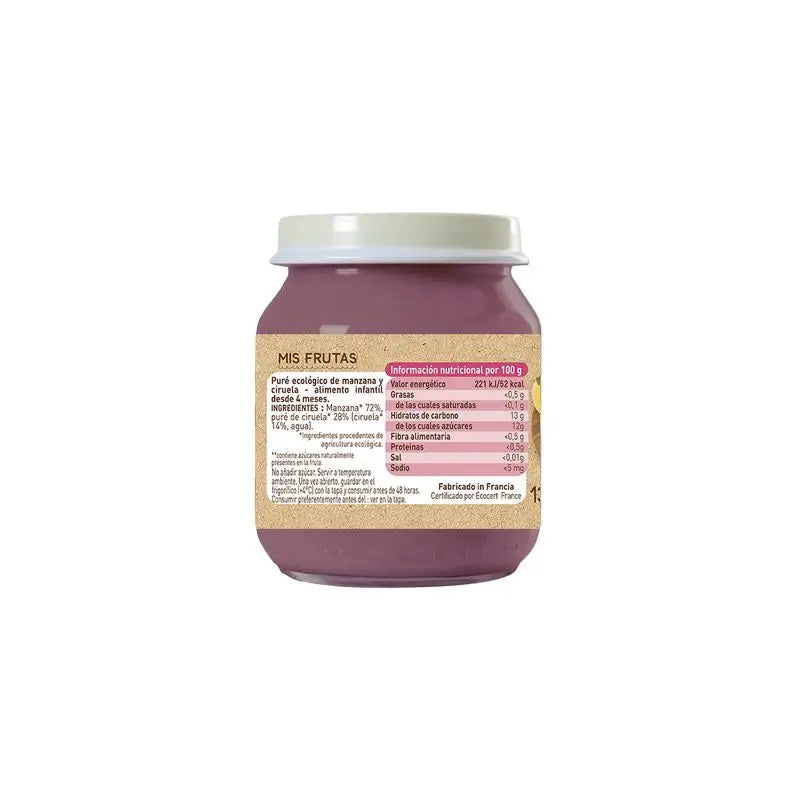 Ameixa de maçã Babybio, 130g