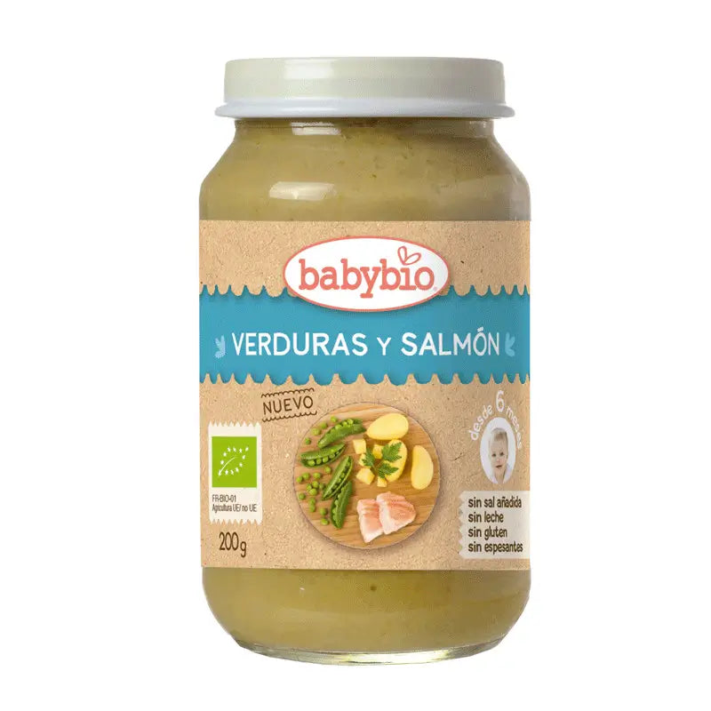 Babybio Menu Tradición Salmón - 200 gr