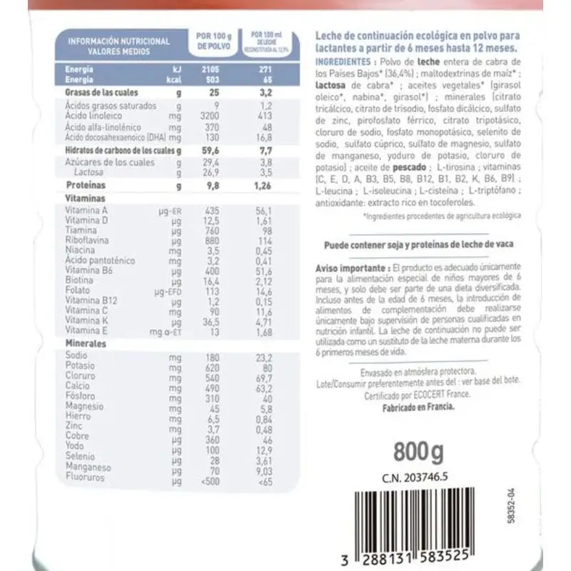 Babybio Pack Caprea Leite 2 e 3 + iogurtes de cabra