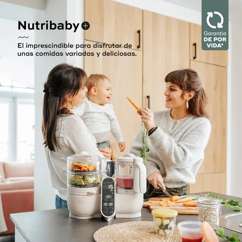 Babymoov Robô multifunções para bebé 6 em 1 Nutribaby(+) Mineral Bege