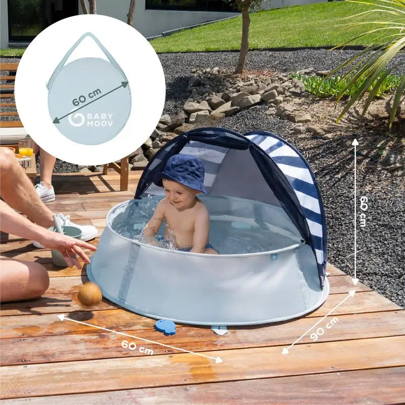 Babymoov Área de jogo anti-UV UPF 50+ com mini-piscina Aquani Provence