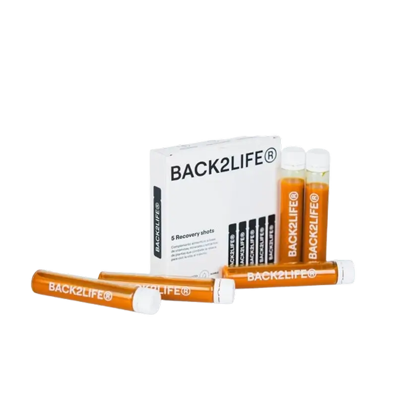 Back2Life Recovery Anti Hangover , 5 unidades de 25 ml