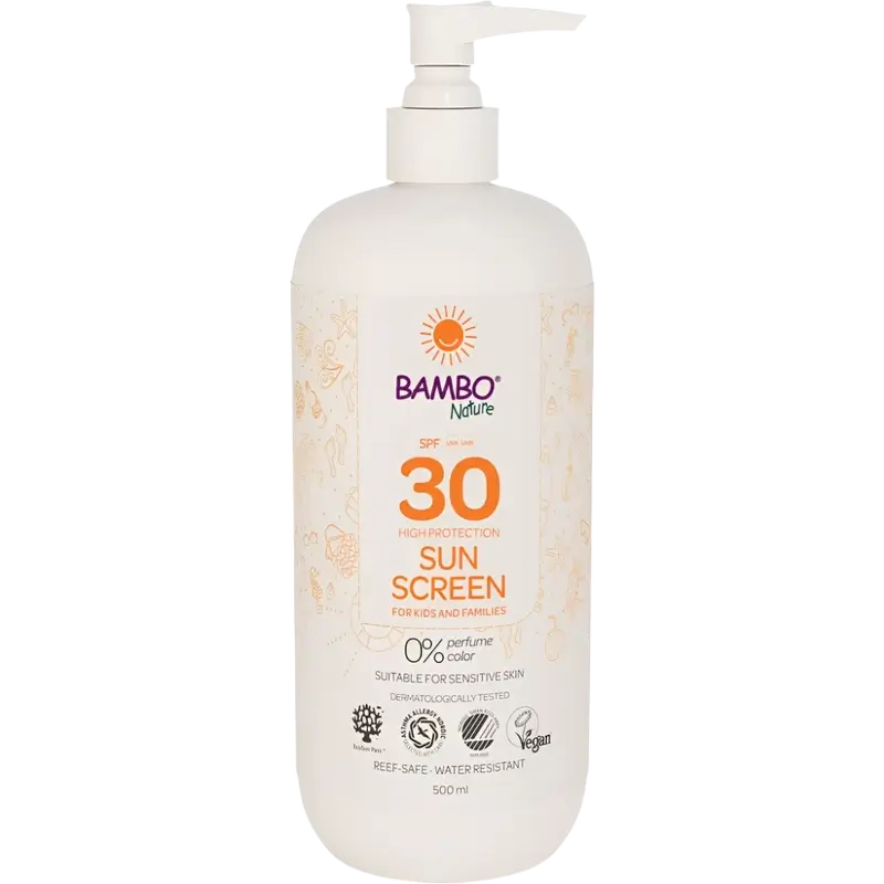 Bambo Nature Creme Solar Spf30, 500 ml