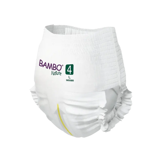 Fraldas Bambo Nature Pants Tamanho 4 (7-14Kg), 20 unidades