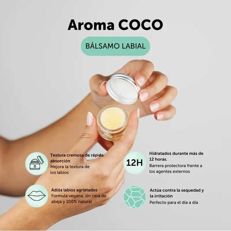 Bálsamo para os Lábios Hidratante Banbu Eco Vegan Coco, 5 Ml