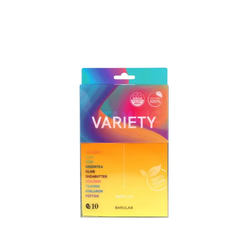 Barulab Vegan Variety Mask Pack, 23 gramas