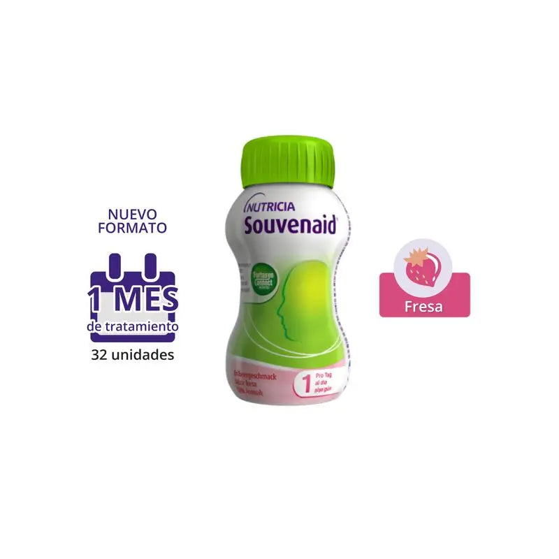 Nutricia Souvenaid Smoothies com sabor a morango 8 unidades x 125 ml