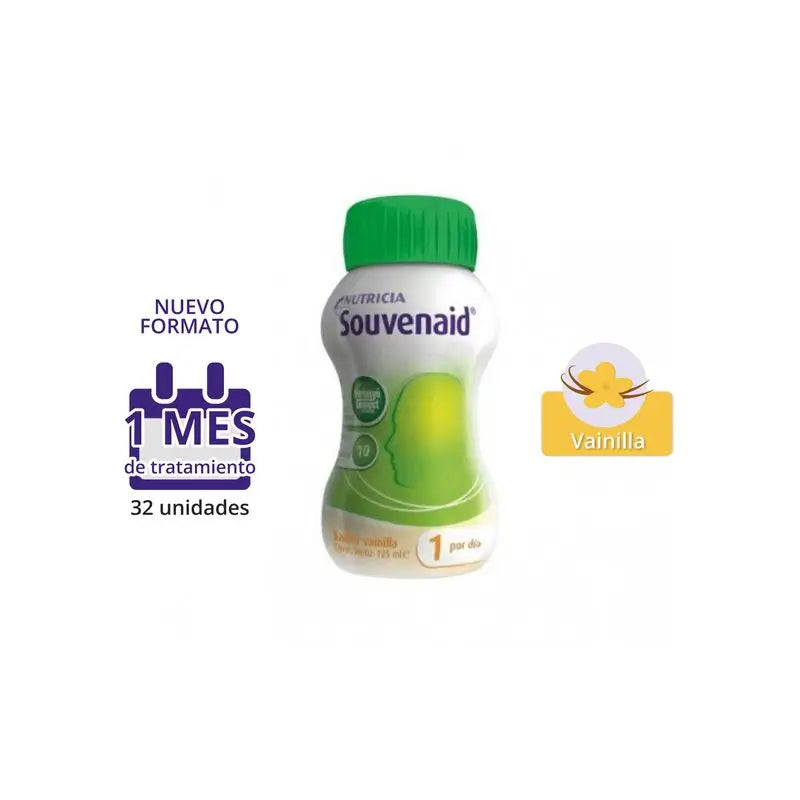 Nutricia Souvenaid Baunilha - Batidos com sabor a baunilha 16 unidades x 125 ml