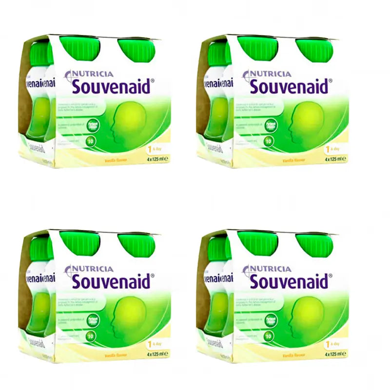 Nutricia Souvenaid Baunilha - Batidos com sabor a baunilha 16 unidades x 125 ml