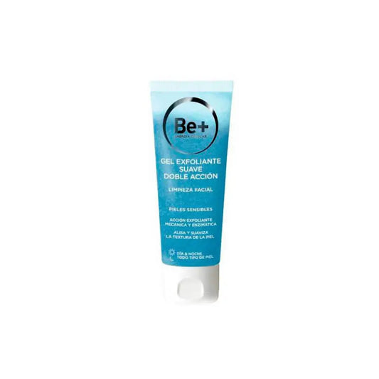 Be+ Gel Exfoliante Suave Doble Accion 75 ml