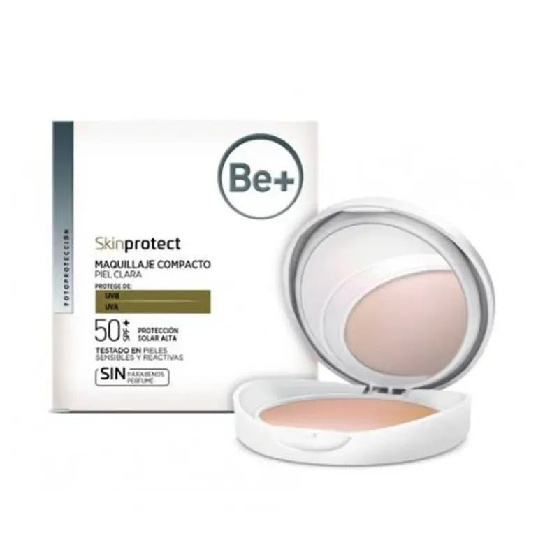 Be + Skin Protect Maquillaje Piel Clara SPF50 10 gr