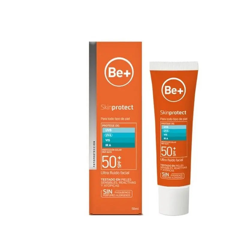 Be + Skin Protect Ultrafluido Facial SPF 50+ 50 ml