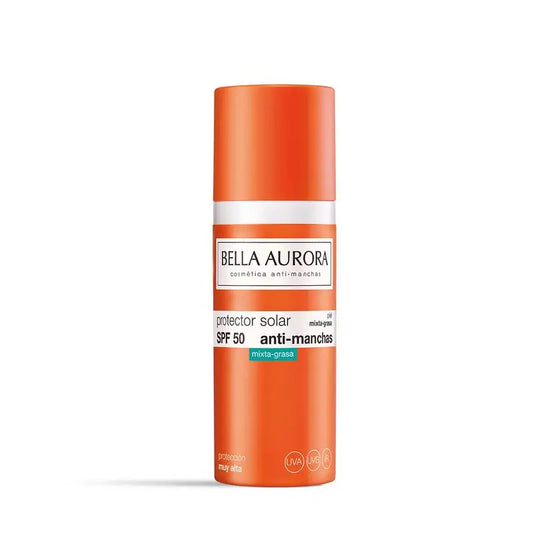 Bella Aurora Anti-Blemish Sunscreen Spf50. Pele mista e oleosa, 50 ml