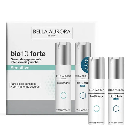 Bella Aurora Bella Aurora Bio10 Forte Anti-manchas Ritual Bio10 Forte Sensitive + Bio10 Forte Noite, 60 ml