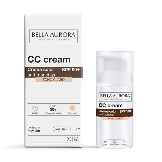 Bella Aurora CC Cream SPF50+ Light Tone, 30 ml