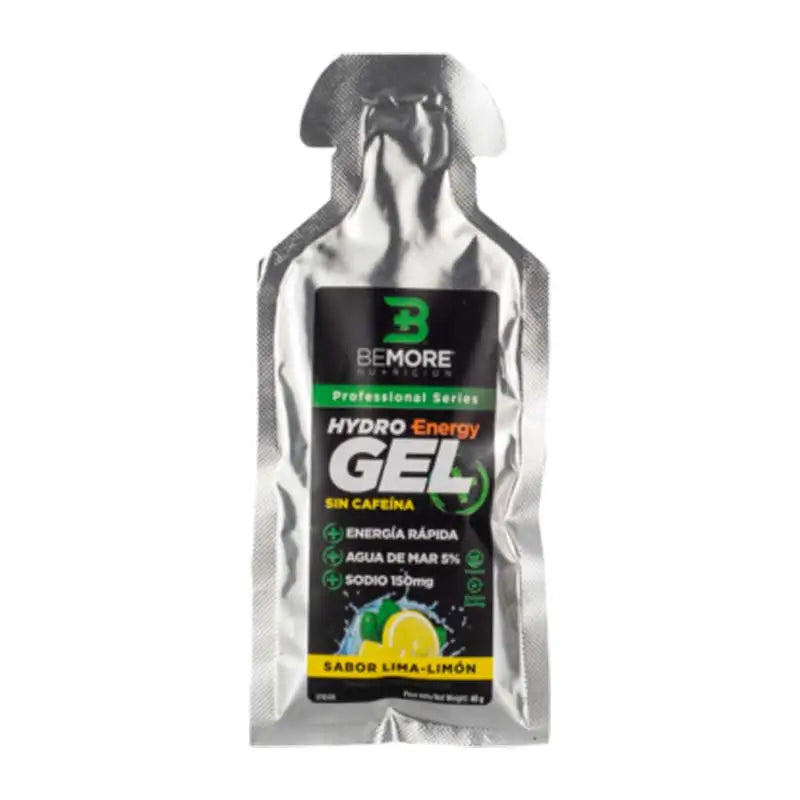 Bemore Nutrición Hydro Gel + Energy Sabor Lima-Limón Sin Cafeína