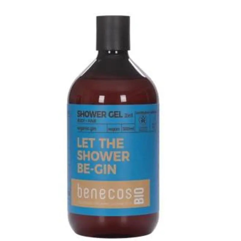 Benecos Gel De Baño 2En 1 Ginebra 500Ml. Bio Vegano