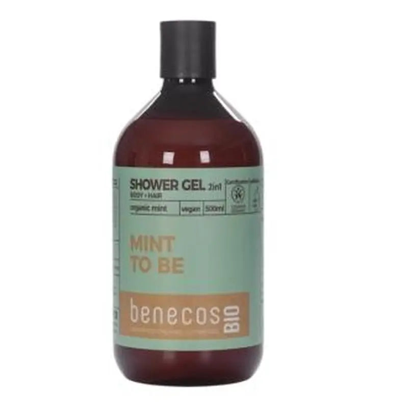 Benecos Gel De Baño 2En 1 Menta 500Ml. Bio Vegano