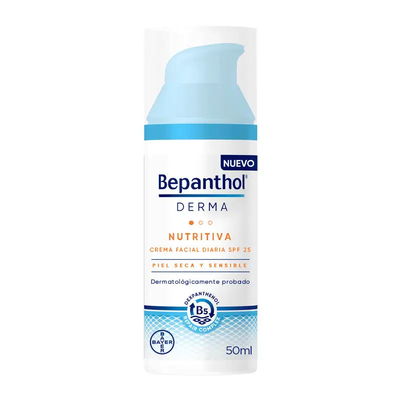 Bepanthol Derma Nutritiva Crema Facial Diaria SPF 25 50 ml