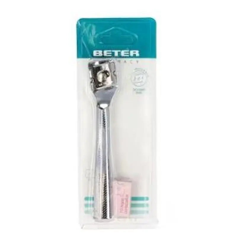 Beter Beter Cortacallos Metalico 14,5Cm + 10 Hojas 24019