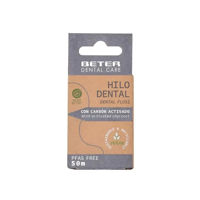 Beter Dental Care  Hilo Dental Con Carbón Activado 50 M 