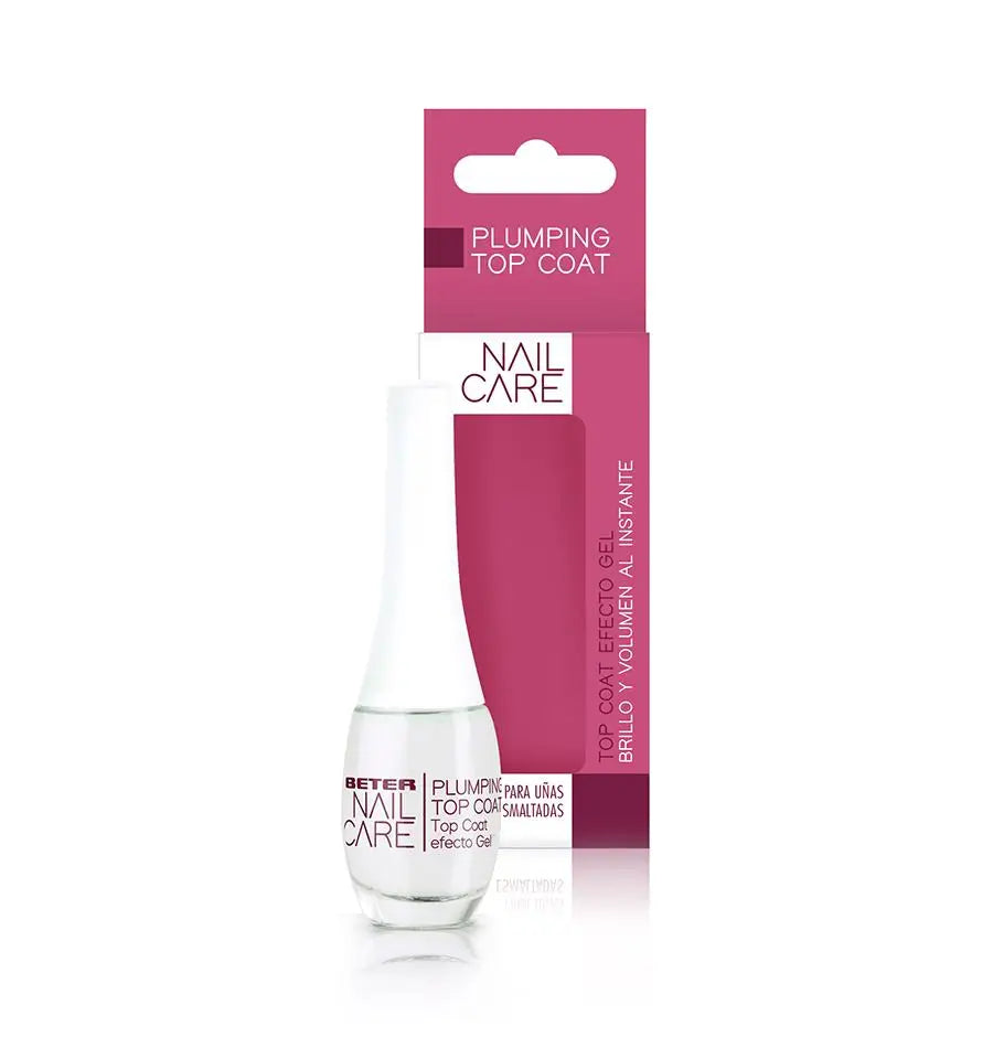 Beter Nail Care Top Coat Efecto Gel - Plumping Top Coat