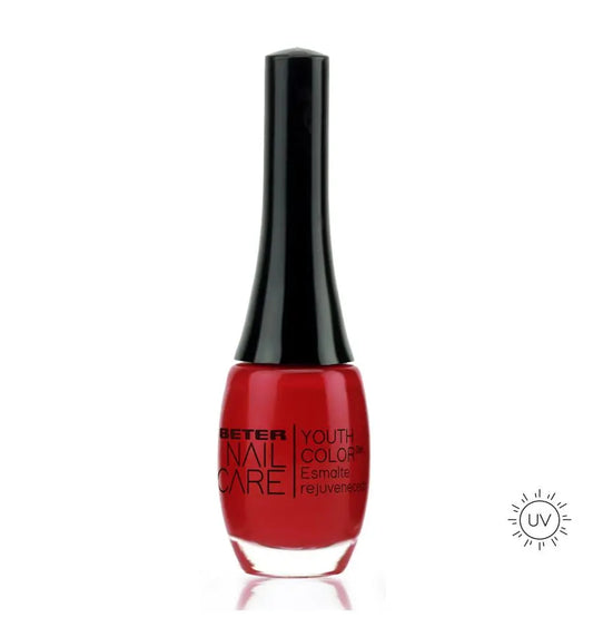 Beter Nail Care Youth Color 066 Esmalte Rejuvenecedor Almost Red Light