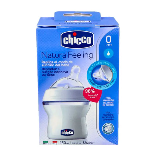 CHICCO STEP UP BIBERON PLÁSTICO FLUXO NORMAL 0 MESES 150ML