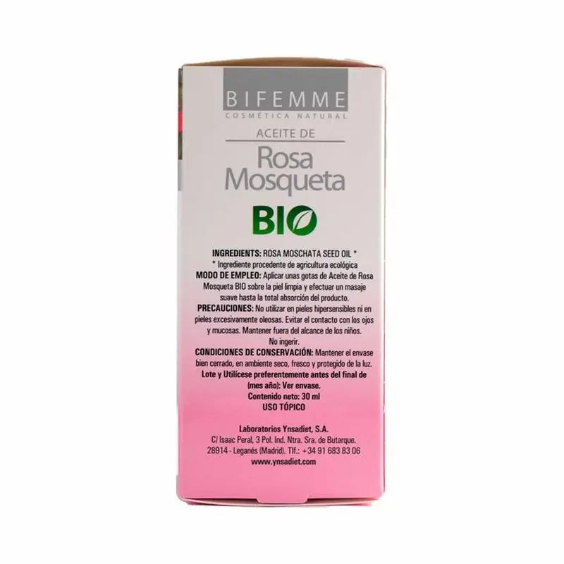 Ynsadiet Óleo de Rosa Mosqueta Bio, 30 ml