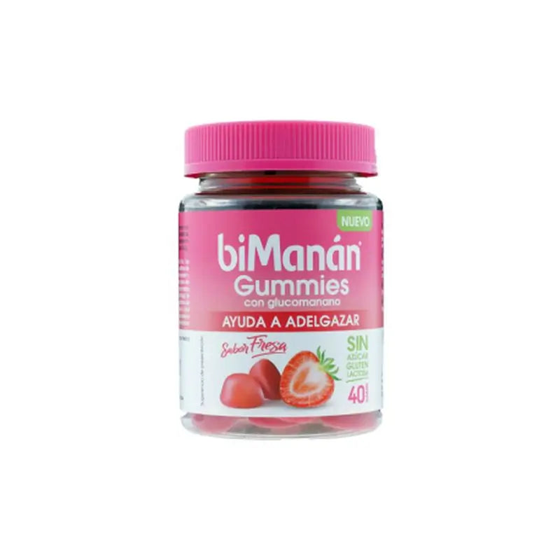 Bimanán Gummies Con Glucomanano, 40 gominolas