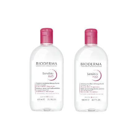 BIODERMA Pack Sensibio H2O Agua Micelar,  2x500 Ml