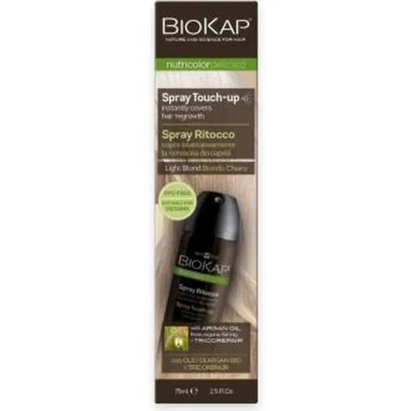 Biokap Spray Retoque Rubio Claro 75Ml.