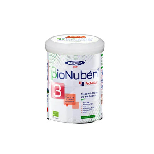 Bionubén Pronatur 3 Leche de Crecimiento Bio 12-36 Meses 800 gr