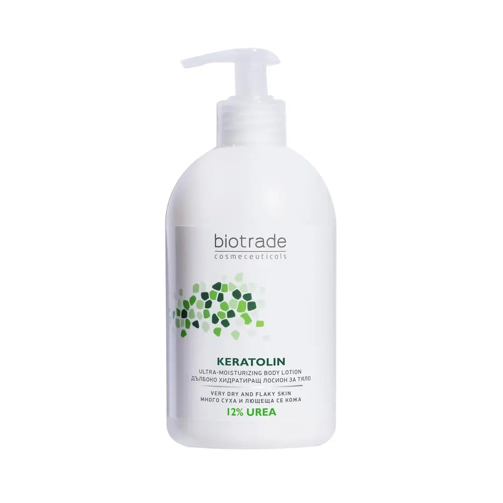 Biotrade Keratolin Loção Corporal Hidratante para o Corpo Pele Muito Seca 12% Ureia 400 ml