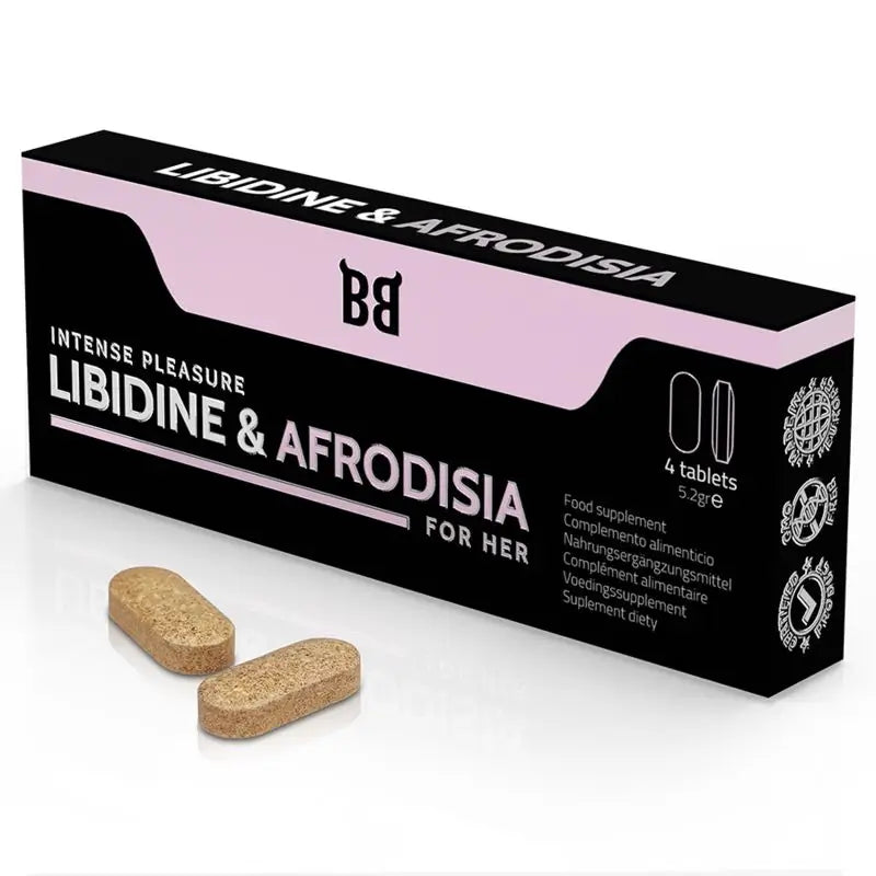 Blackbull By Spartan Libidine & Afrodisia Placer Intenso Para Mujer 4 Cápsulas