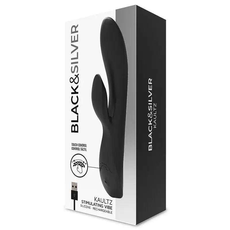 Black&Silver  Kaultz Vibrador Control Touch