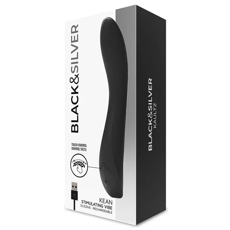 Black&Silver  Kean Vibrador Touch Control